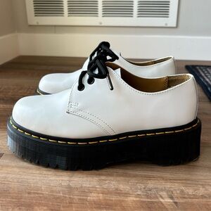 Dr. Martens White 1461 Quad Shoe